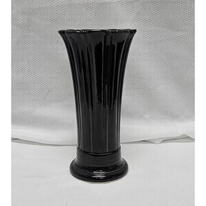 Fiesta Retired Black Vase Medium 9 3/4" High